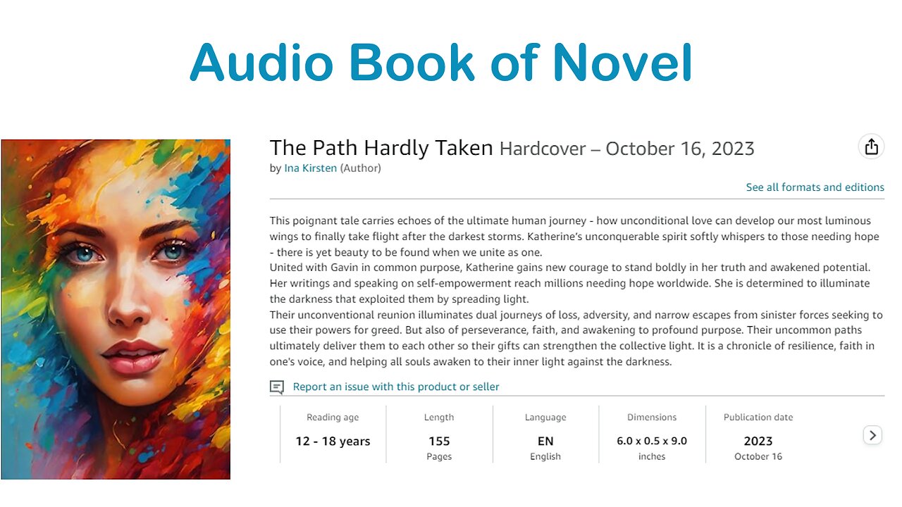 Audio of Novel: The Path Hardly Taken