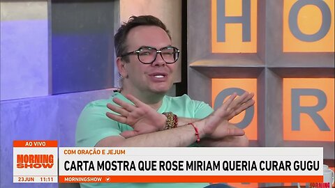 Carta mostra que Rose Miriam queria ‘curar’ Gugu com jejum e oração