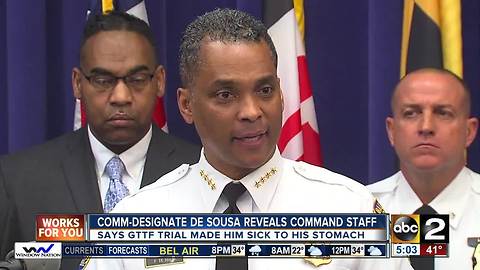 De Sousa unveils command staff, addresses GTTF Trial