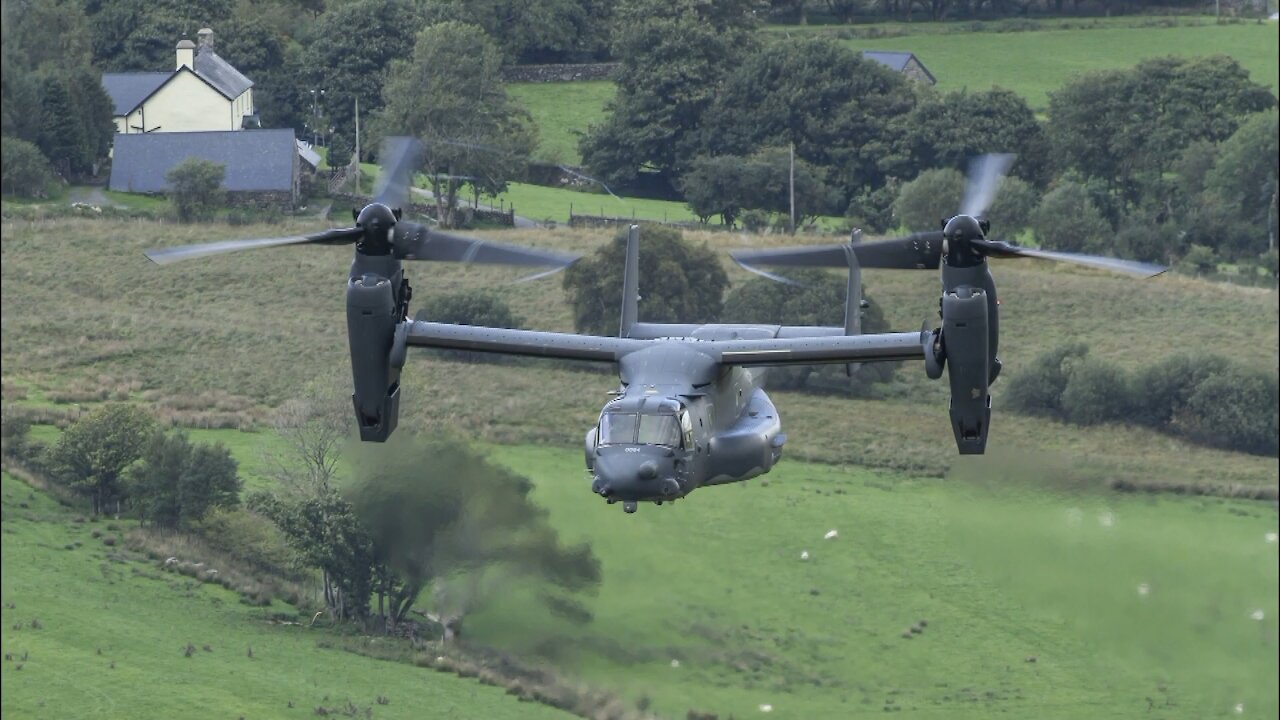 V22 Osprey in the Mach Loop