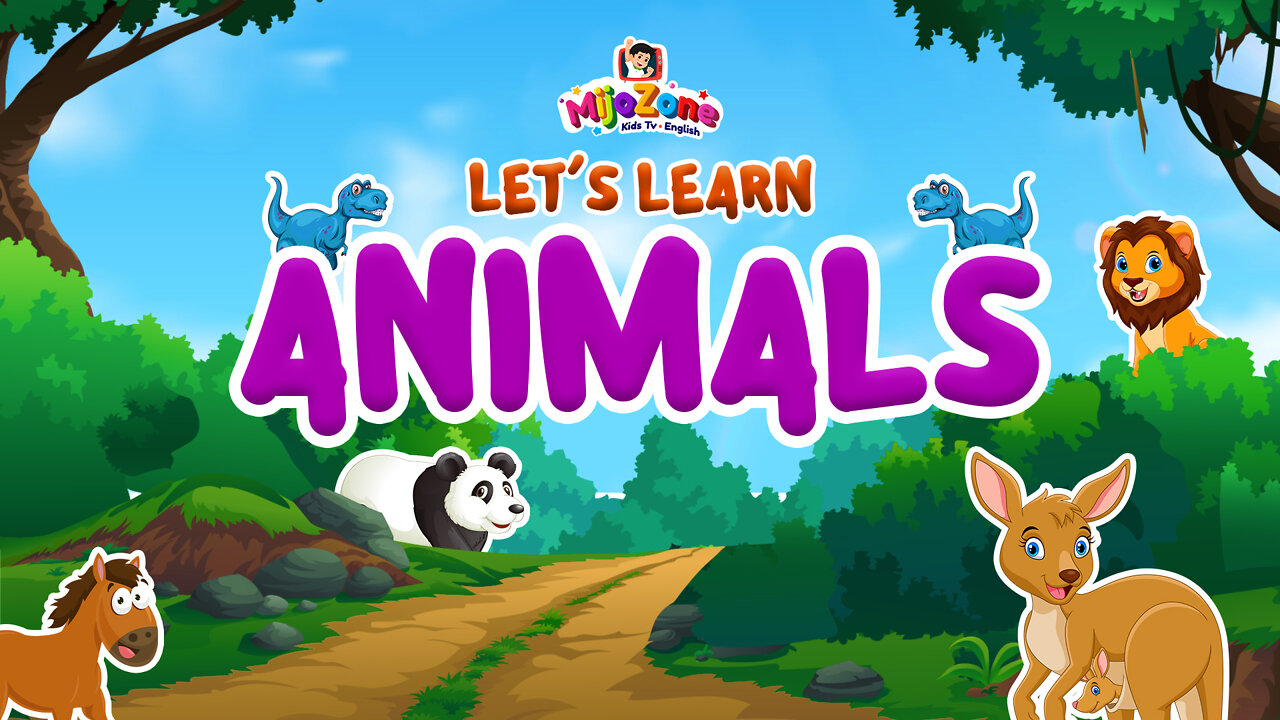 Animal Names with Sounds for Kids | Learn Animal