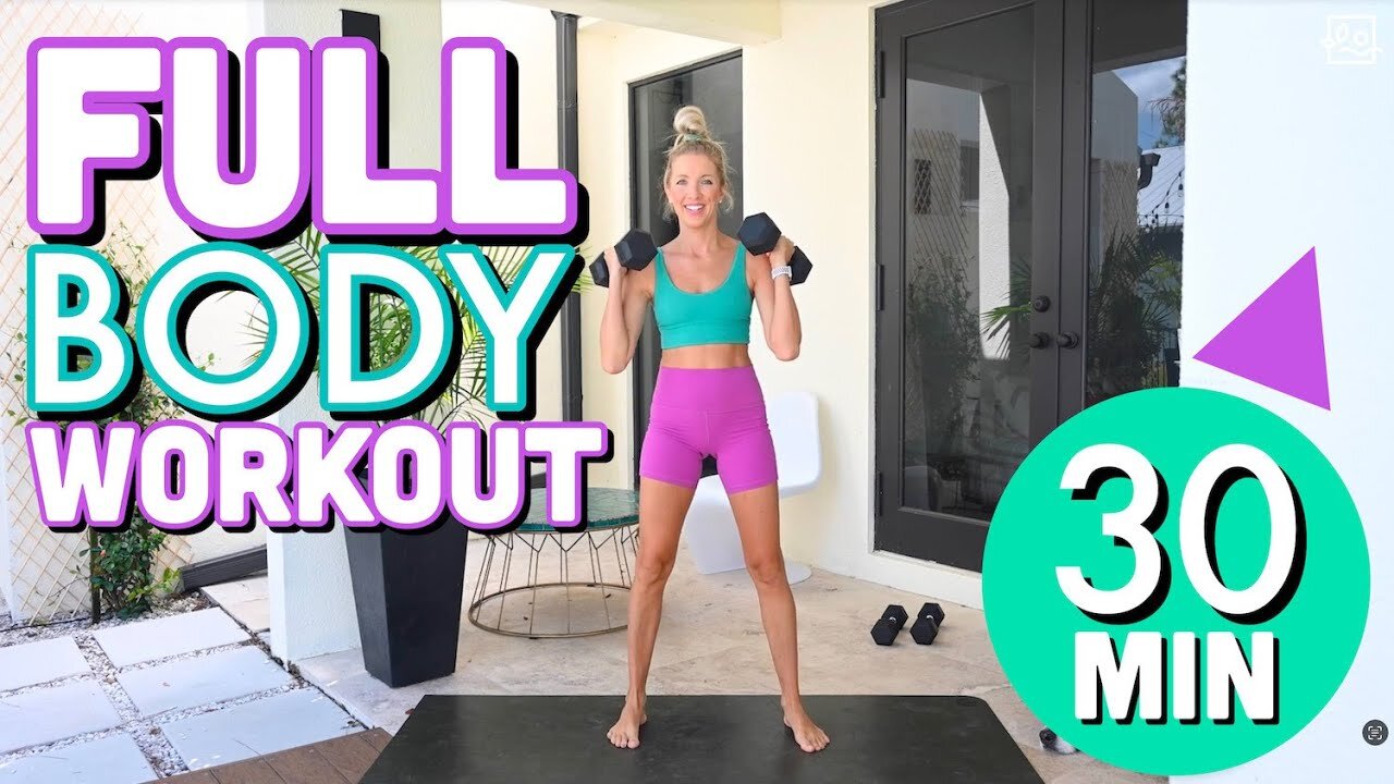 30-Minute Full-Body HIIT Exercise with Loads: Shape + Tone Buildings