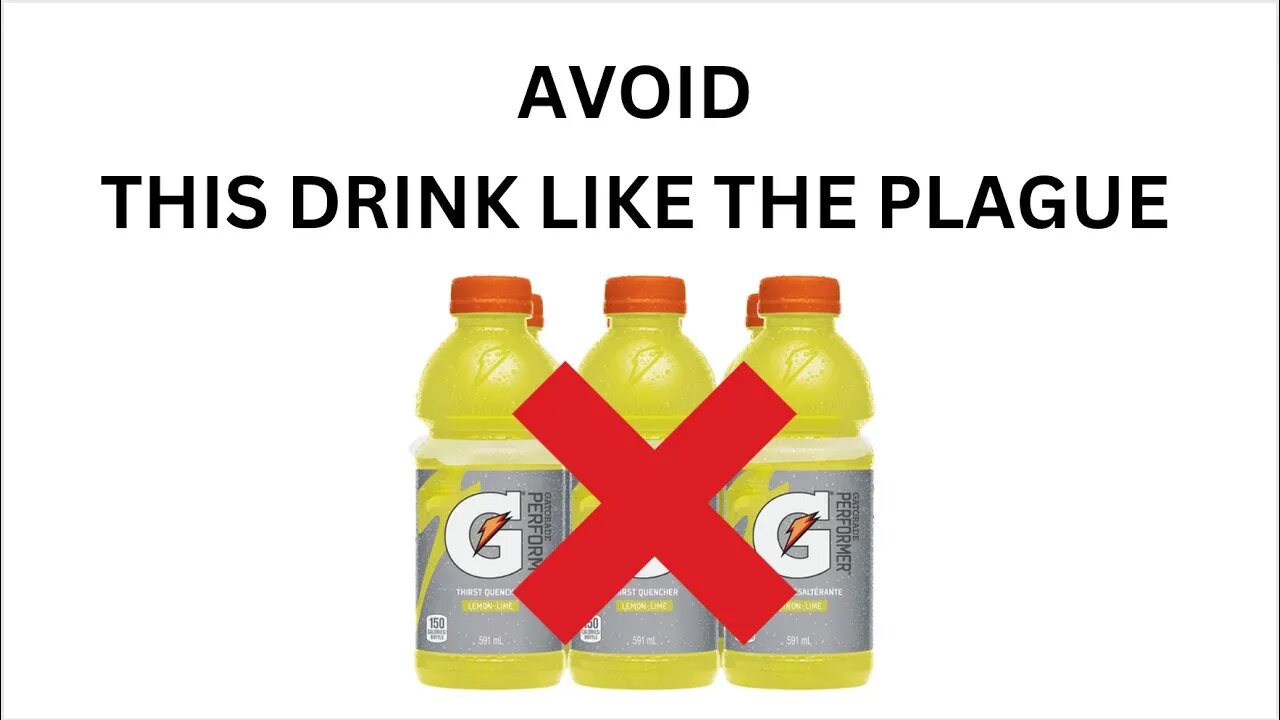 ONE SPORTS DRINK YOU NEVER WANT IN YOUR BODY