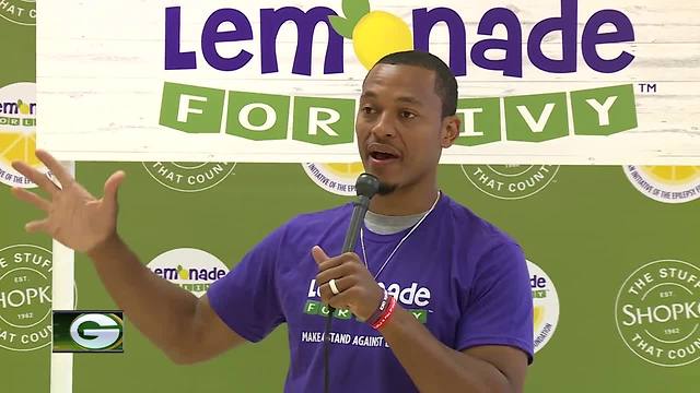 Packers QB Brett Hundley kicks off 'Lemonade for Livy Initiative'
