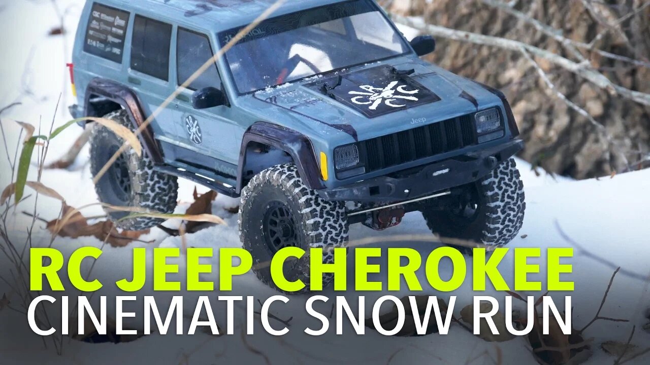 RC Jeep Cherokee Cinematic Snow Run