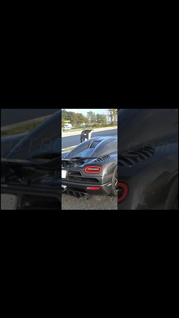Clear carbon Koenigsegg Agera R perfect Autobahn car #koenigsegg #agera #porsche #pordche918