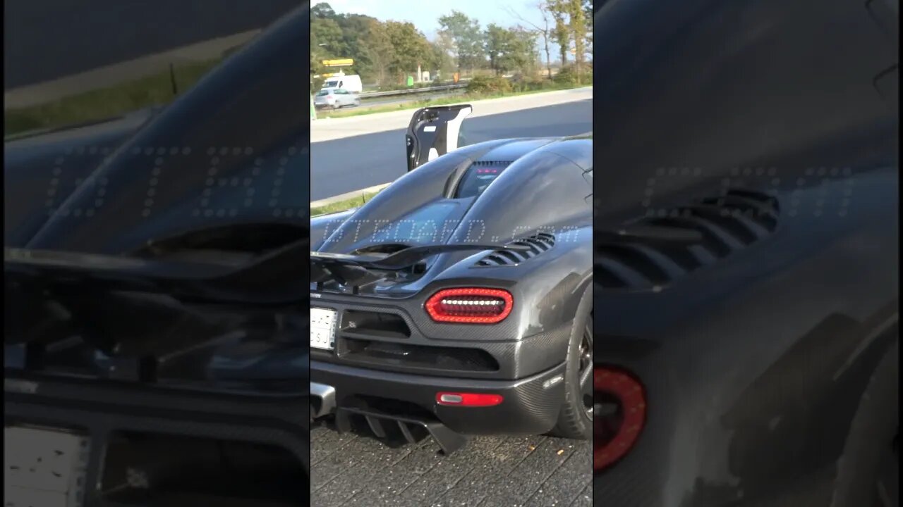 Clear carbon Koenigsegg Agera R perfect Autobahn car #koenigsegg #agera #porsche #pordche918