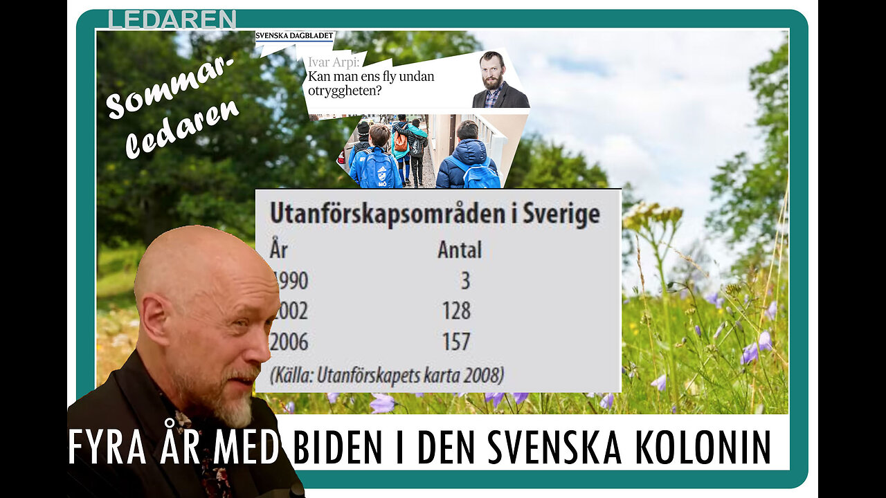 Ledaren 25: Fyra år med Biden i den svenska kolonin