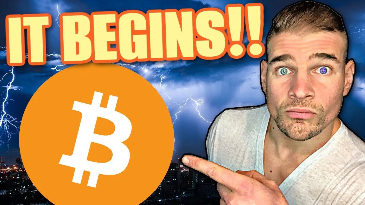 🚨 BITCOIN!!! IT BEGINS NOW!!!!!!