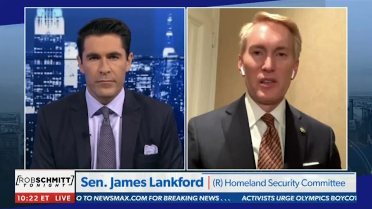 Lankford Joins Rob Schmitt on Newsmax to Discuss the Crisis at the US/Mexico Border