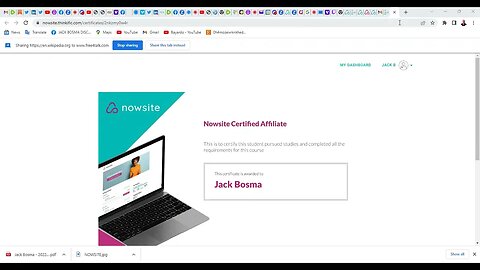 Jack Bosma: A Nowsite Certified Affiliate