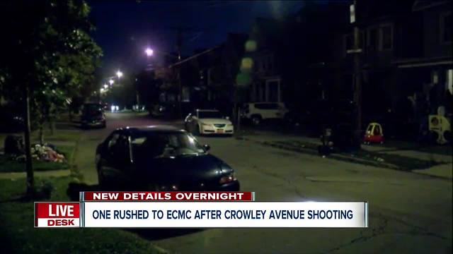 One rushed to ECMC after Sunday night shooting