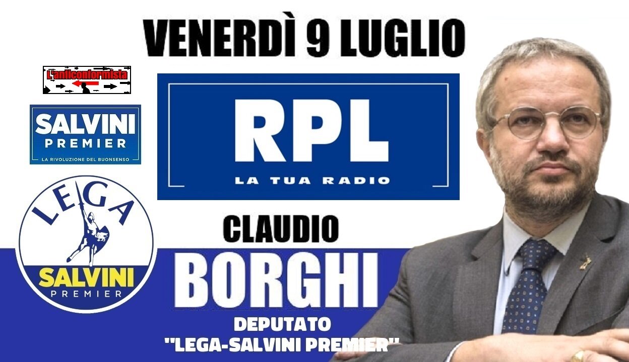 🔴 On. Claudio Borghi, ospite a RPL, discute della Commissione di ieri sulla morte di David Rossi.