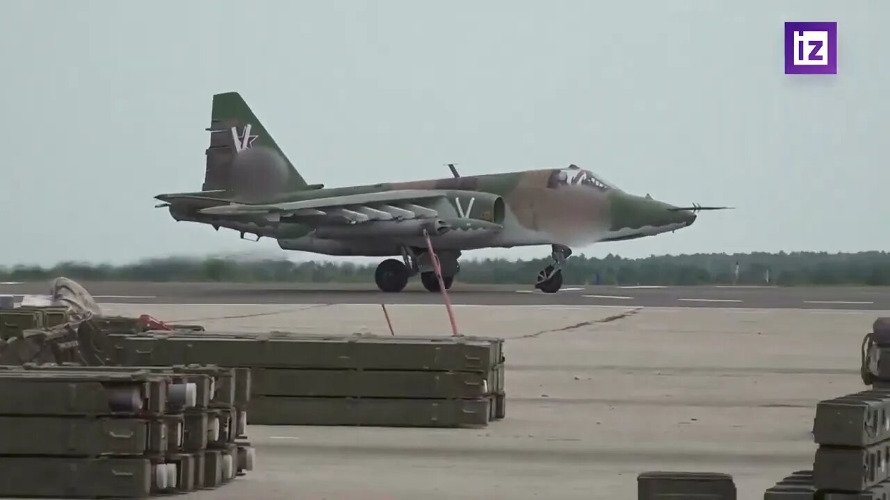 Izvestia correspondent showed the work of Su-25 attack aircraft during a special operation.