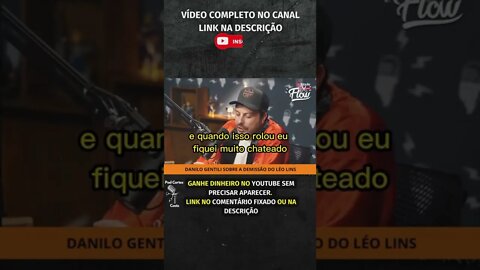 DANILO GENTILI PENSOU EM DESISTIR DE TUDO #shorts #danilogentili #leolins