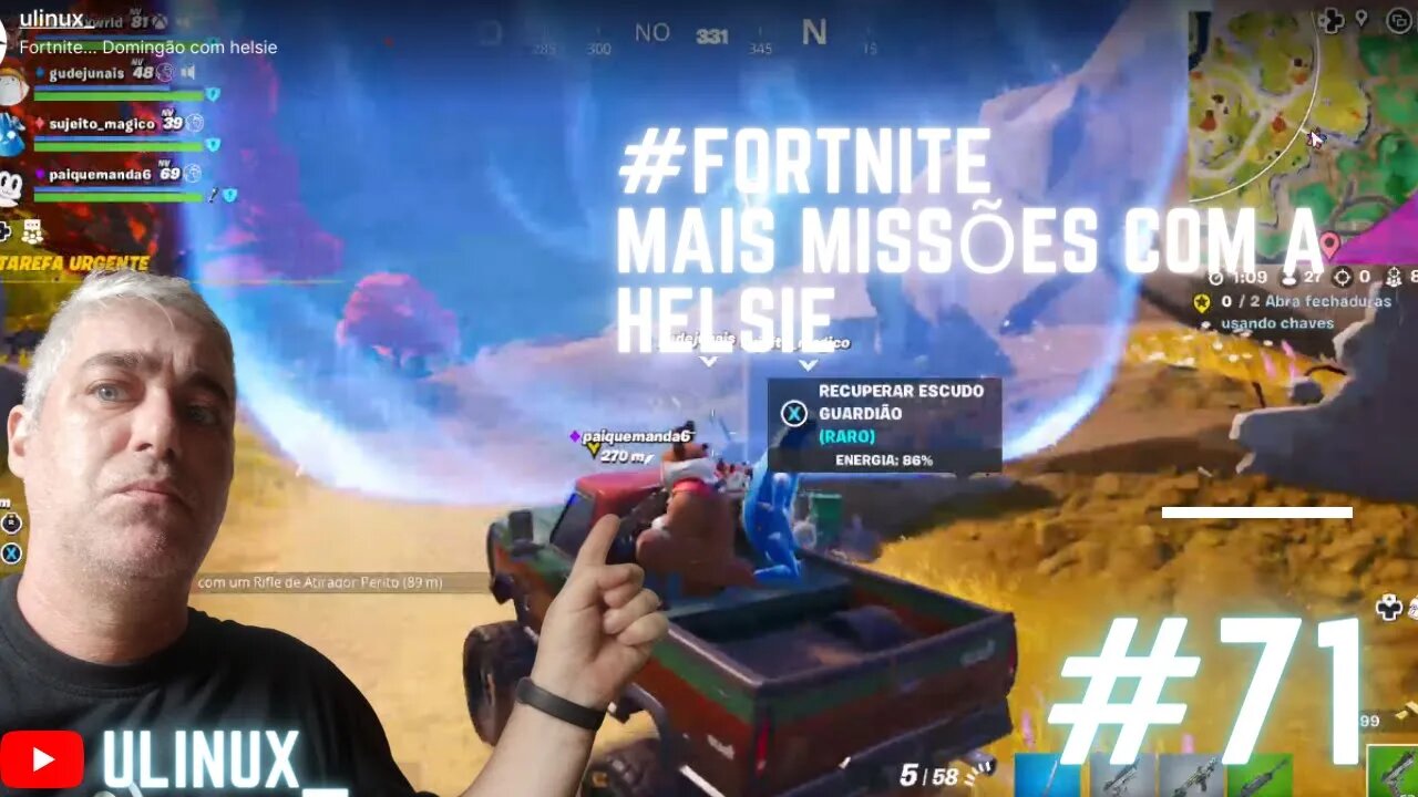 Fortnite... Domingão com Helsie