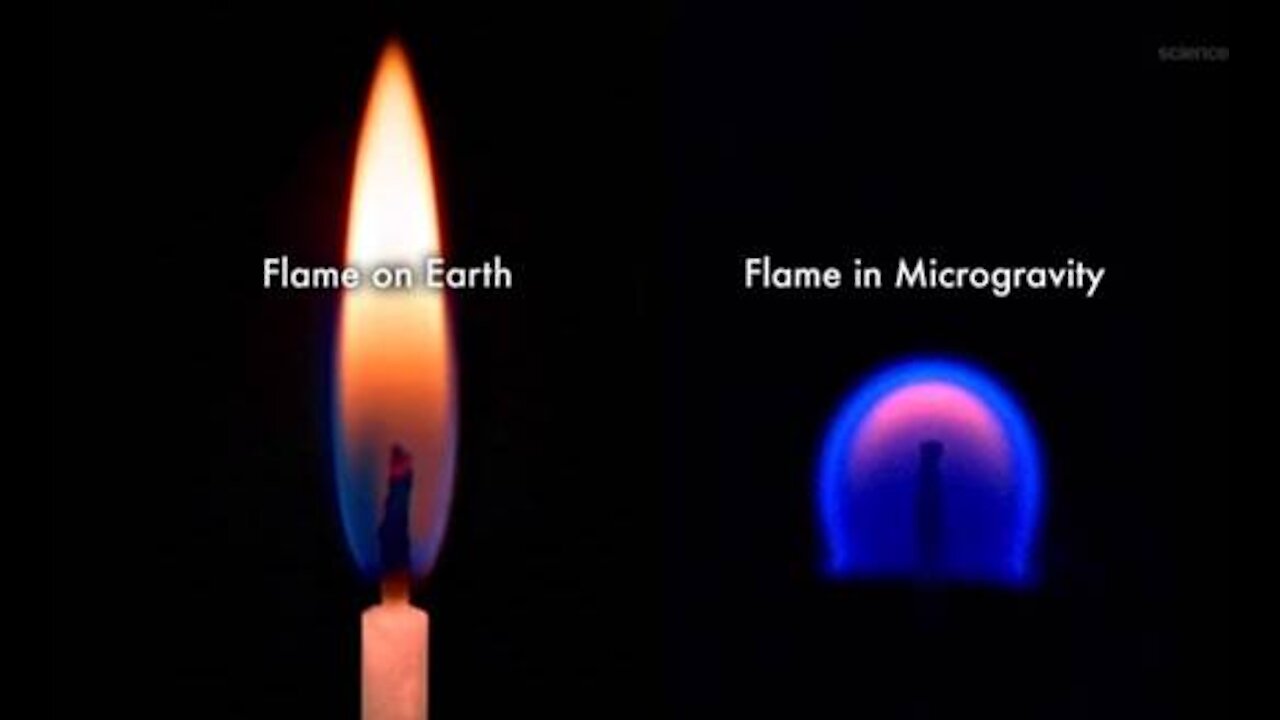 Flames in Microgravity - Spherical Fire on the International Space Station