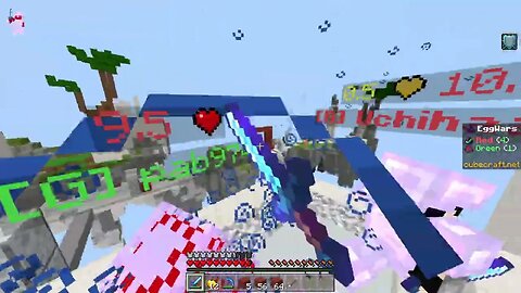 all my homies following the last Minecraft noob in Eggwars Cubecraft