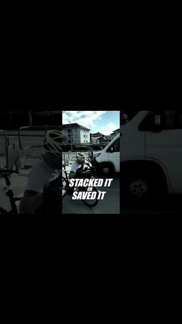 Did This Triathlete Stack It? #shorts