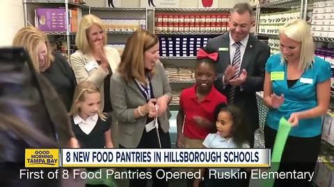 Several Hillsborough County schools to house on-site food pantries