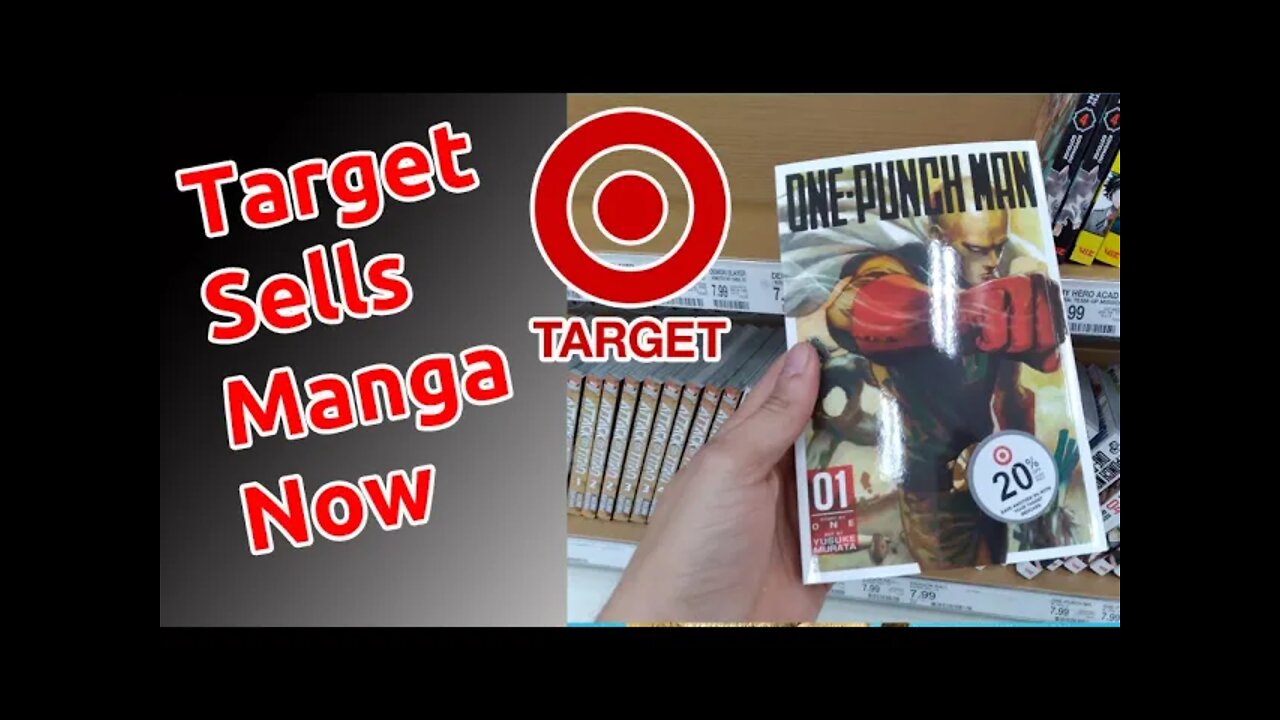 Target Starts Selling Manga!! Where Are All The Comic Books?