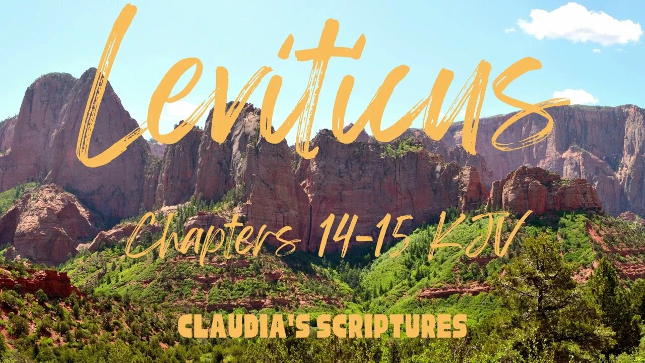 The Bible Series Bible Book Leviticus Chapters 14-15 Audio