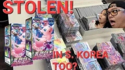 Opening Korean Pokemon Fusion Arts (Stolen Pokemon Fusion Strike cards happening in S. Korea too?!)