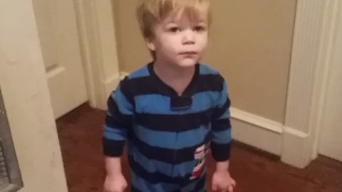 A Toddler Unlocks His Sister's Door With The Secret Key