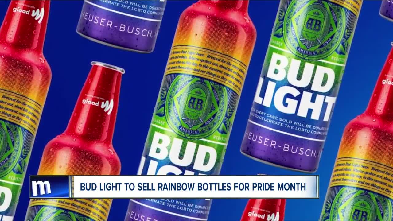 Bud Light to sell rainbow bottles for pride month