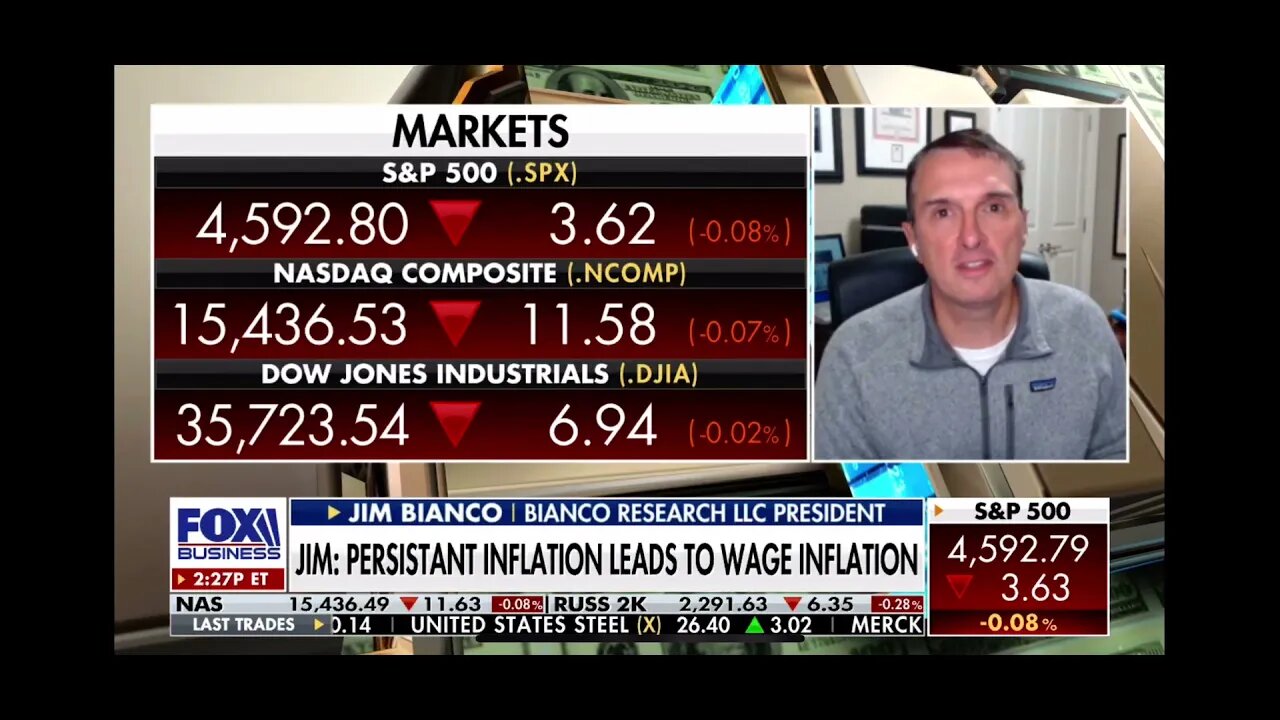 Jim Bianco joins Fox Business to discuss Wage Inflation, the Spending Bill and Cryptocurrencies