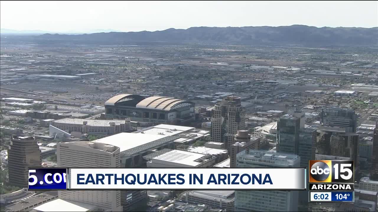 Where in Arizona we could see an earthquake