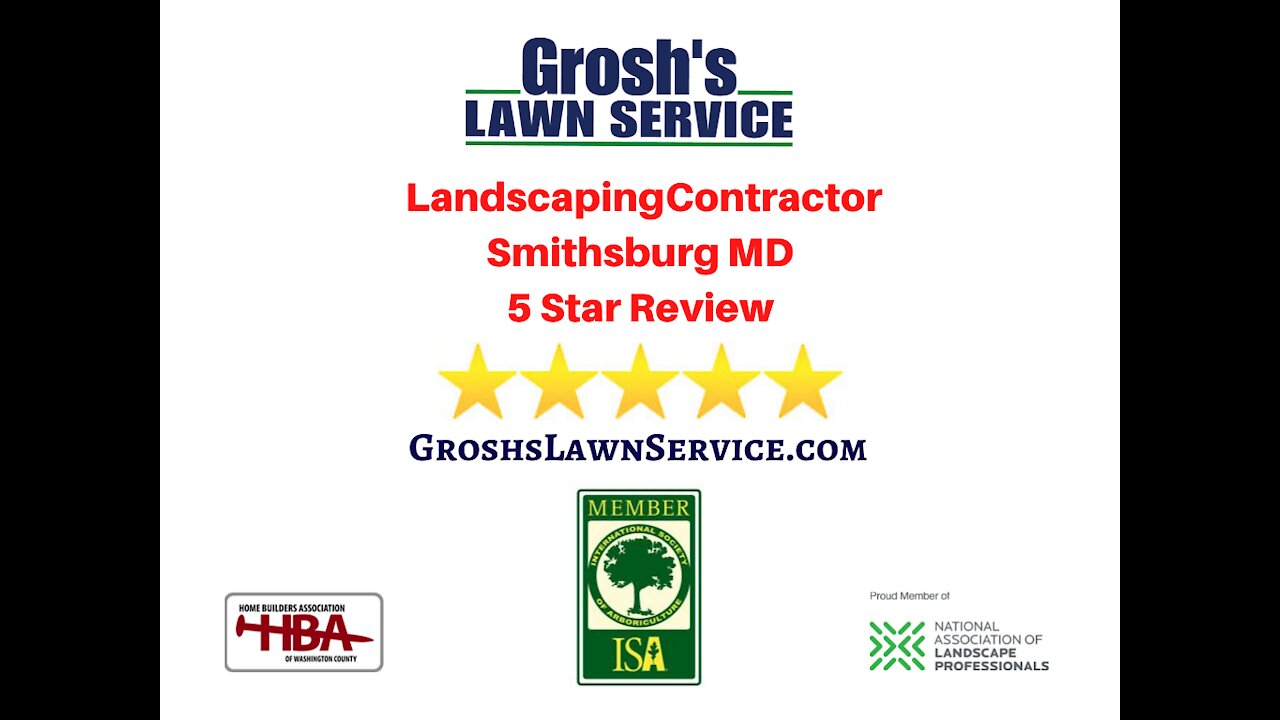 Landscaping Contractor Smithsburg MD Review Video 5 Star