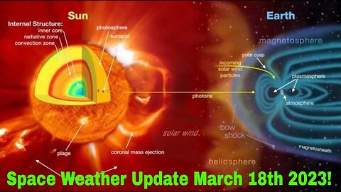 Space Weather Update Live With World News Report Today March 18th 2023!
