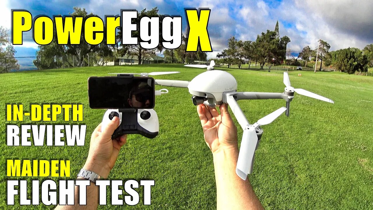 PowerVision PowerEgg X Maiden Flight Test Review - In Depth with Pros & Cons