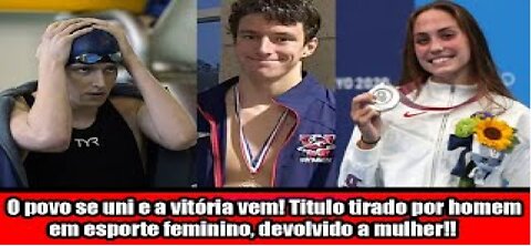 O povo se uni e a vitória vem! Titulo tirado por homem em esporte feminino, devolvido a mulher!