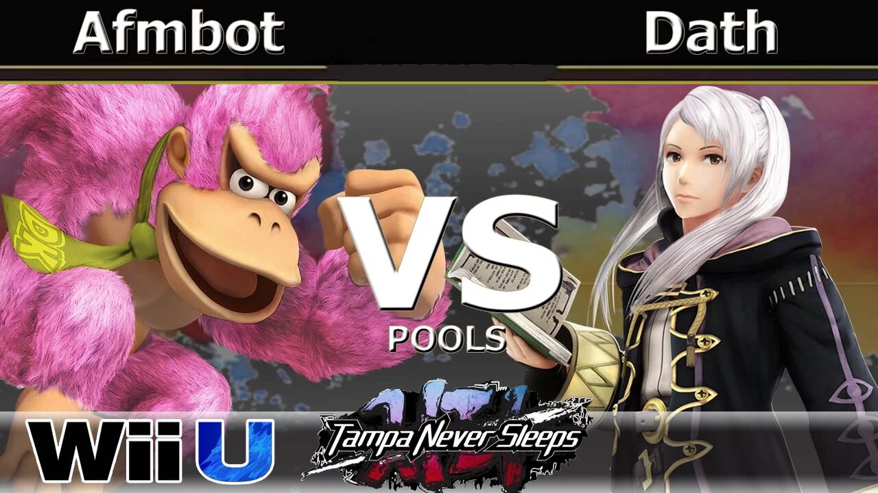 Afmbot (Donkey Kong) vs. Dath (Robin) - Wii U Pools - TNS7