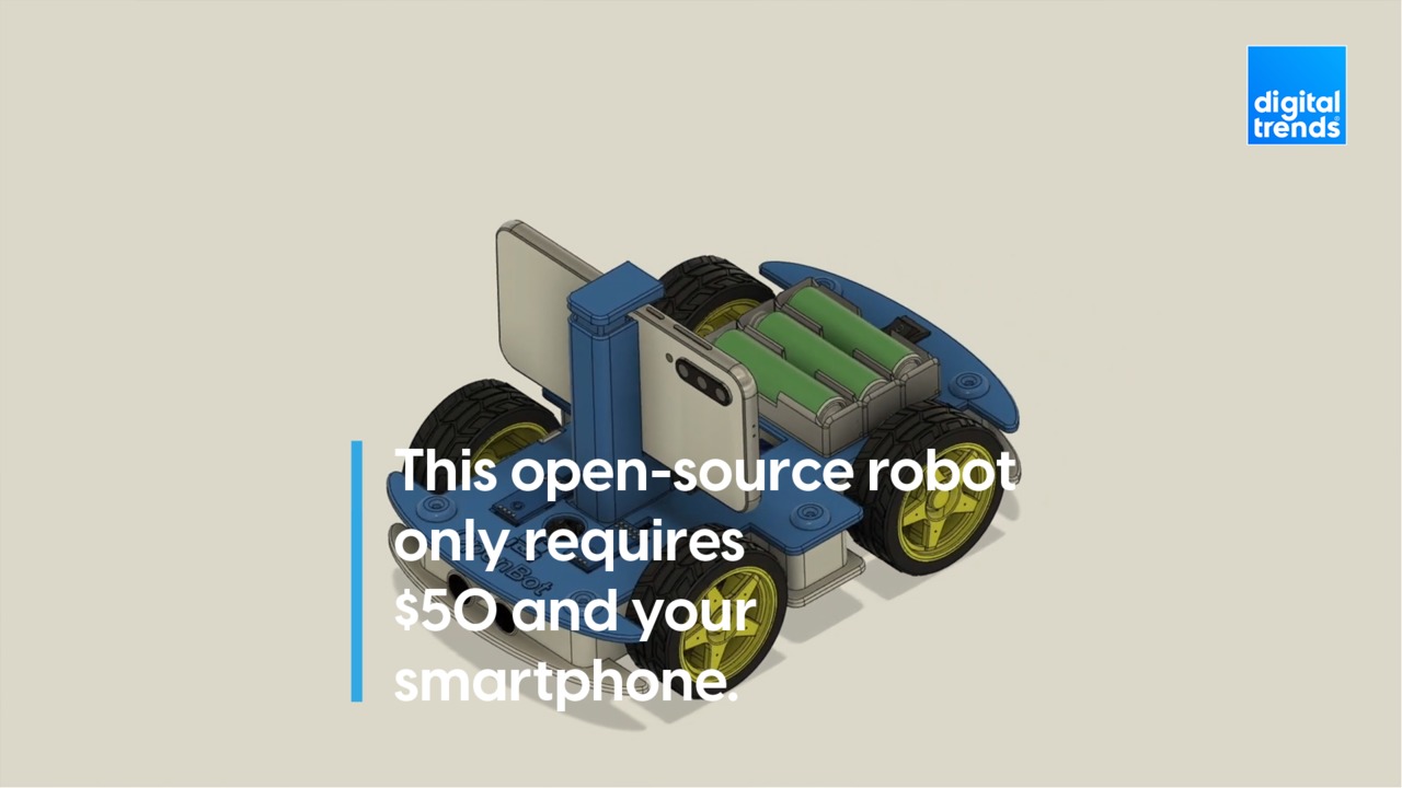 This open-source robot only requires $50 and your smartphone.