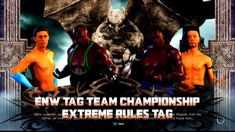 ENW CHAOS Ep 3 ENW Tag Team Titles No Rules Match Macho/Briggz vs Viral Viper/Slice