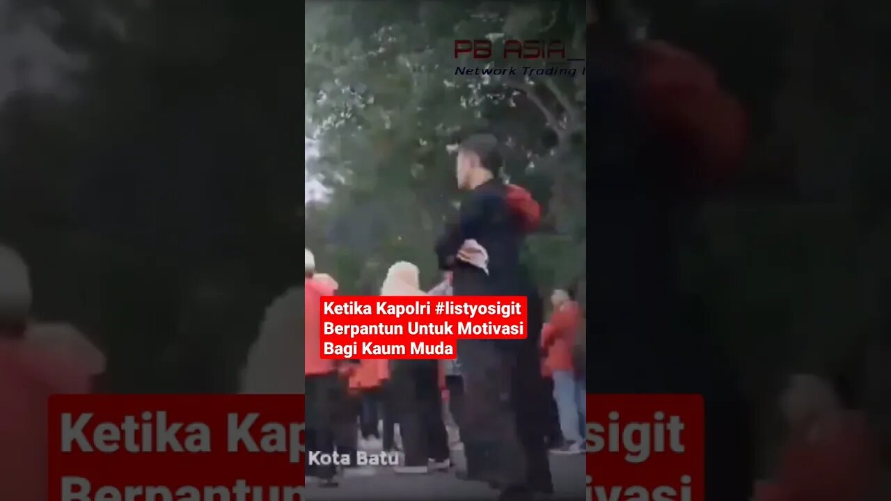 Ketika Kapolri #listyosigit Berpantun Untuk Motivasi Bagi Kaum Muda