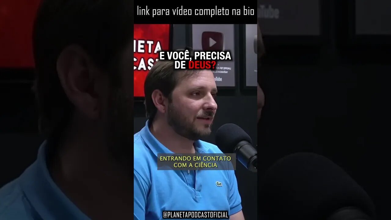 “PASSAM A PRECISAR MENOS RECORRER AOS DEUSES” com Daniel Gontijo | Planeta Podcast #shorts