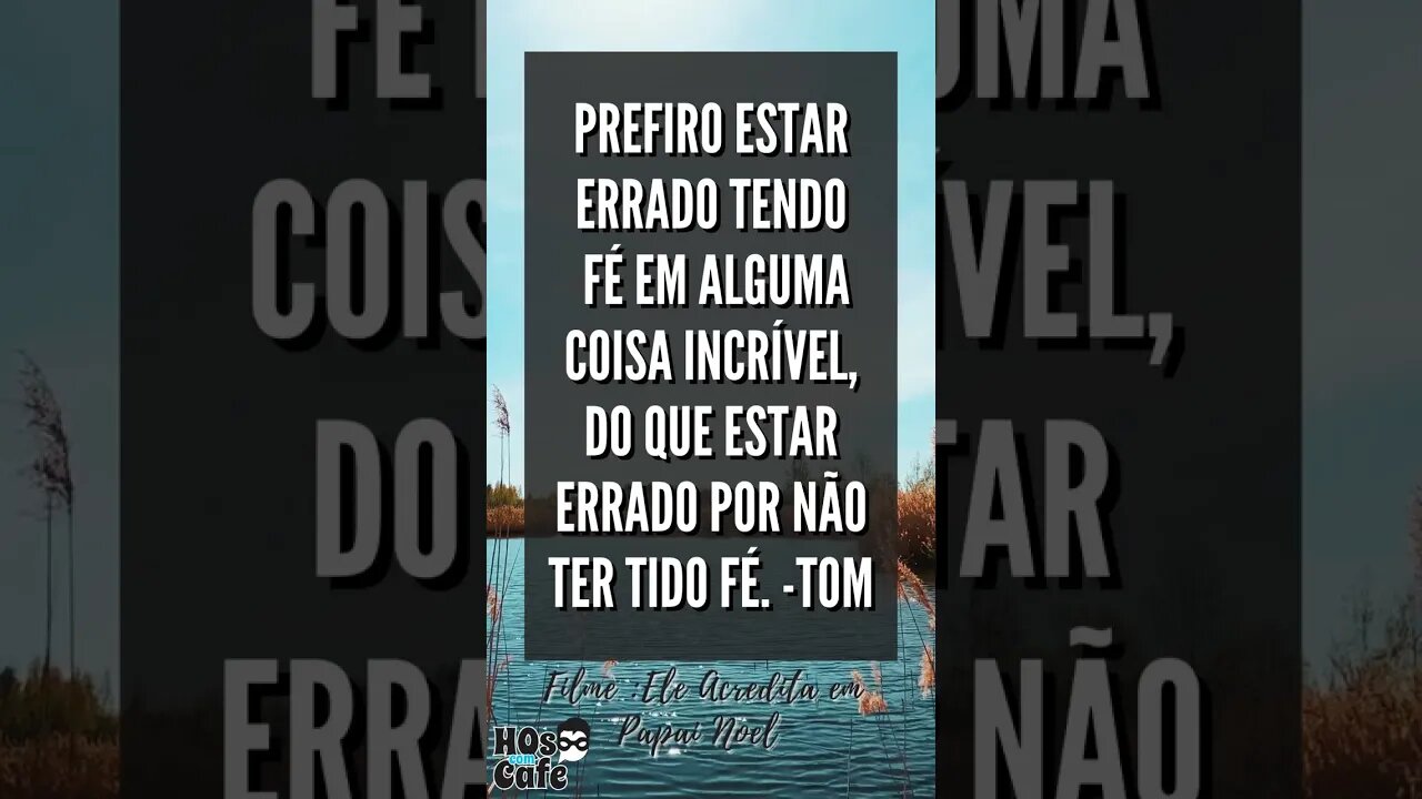 Frase do Filme Ele Acredita em Papai Noel | #shorts