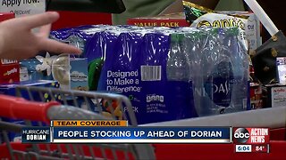 Floridians stocking up ahead of Dorian