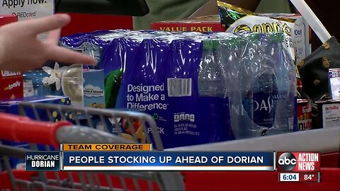 Floridians stocking up ahead of Dorian