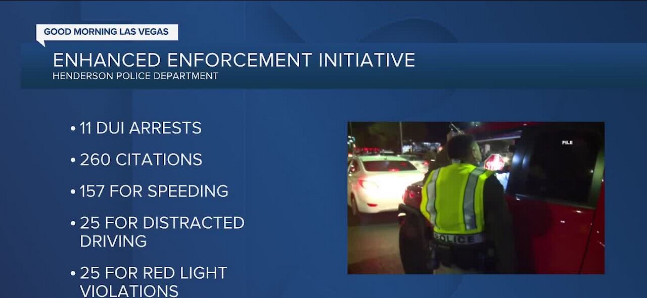Enhanced enforcement initiative from Henderson PD