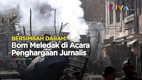 NGERI! Ledakan Bom Guncang Acara Penghargaan untuk Jurnalis