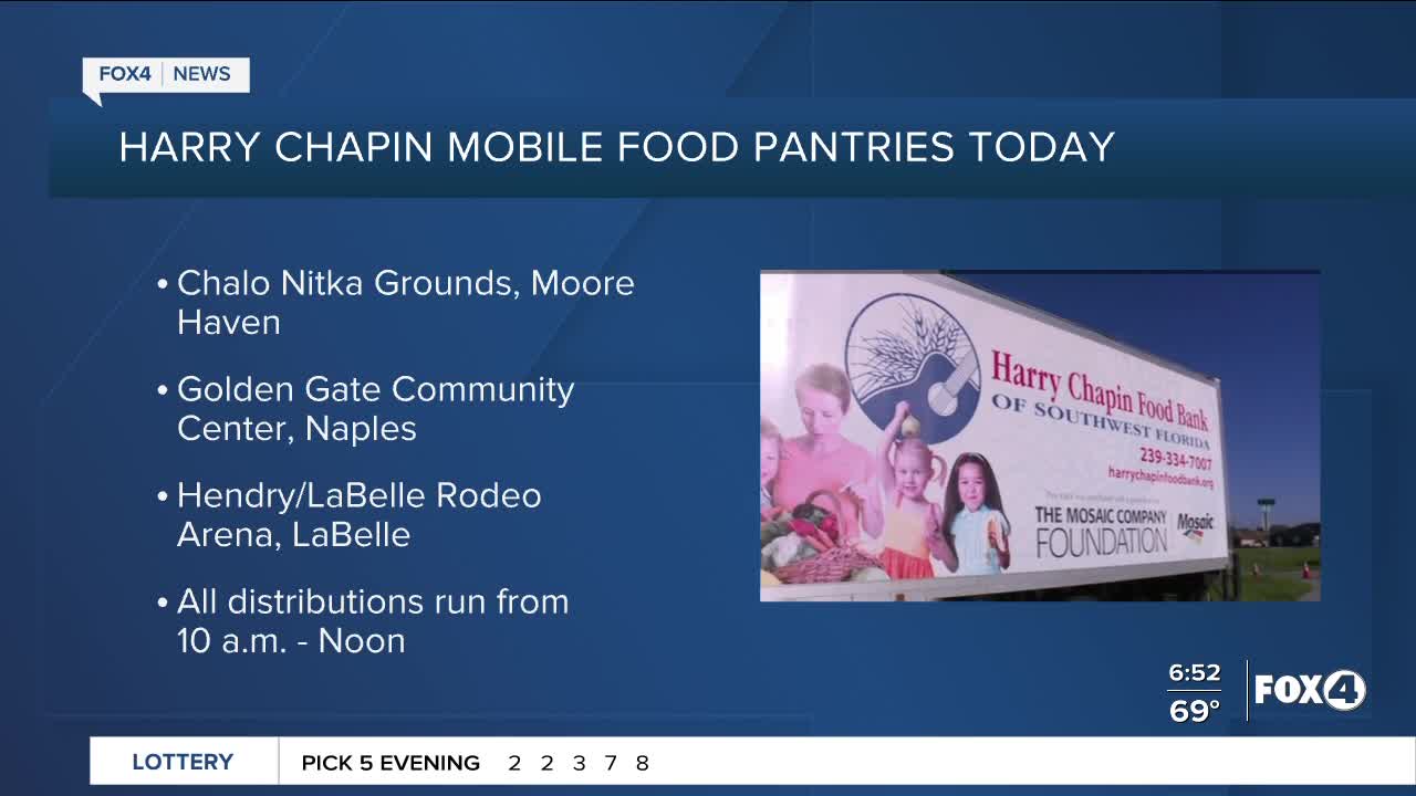 Mobile food pantries in Southwest Florida