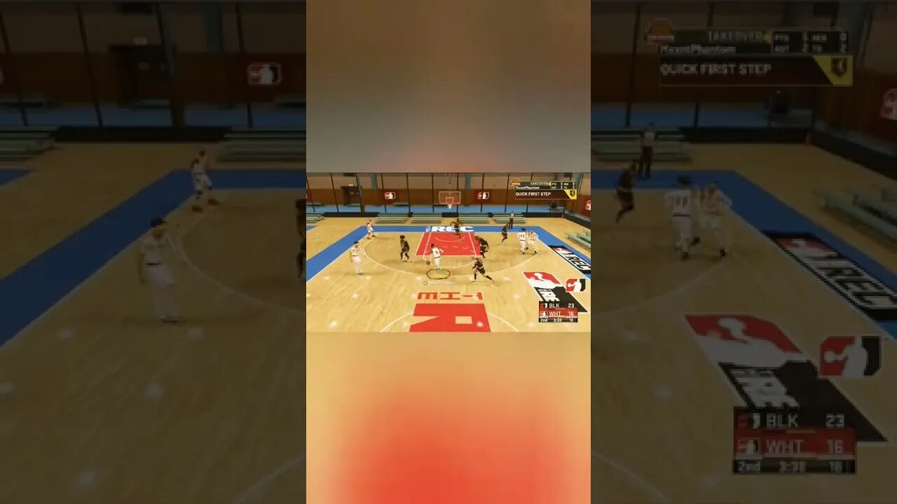 HE WAS LEVITATING!!!!!! #shorts #basketball #nba #2k