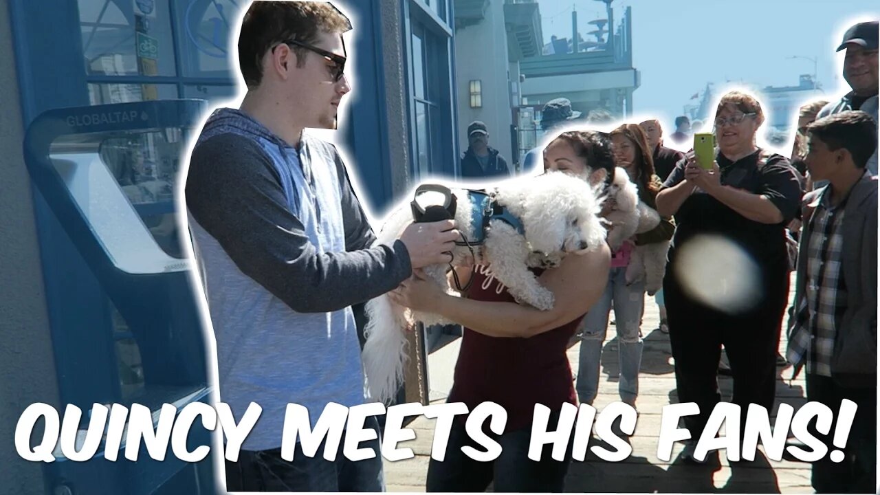 QUINCY MEETS HIS FANS!