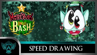 Speed Drawing: MobéBuds Jingle Bash - Kandelfon | A.T. Andrei Thomas 2022