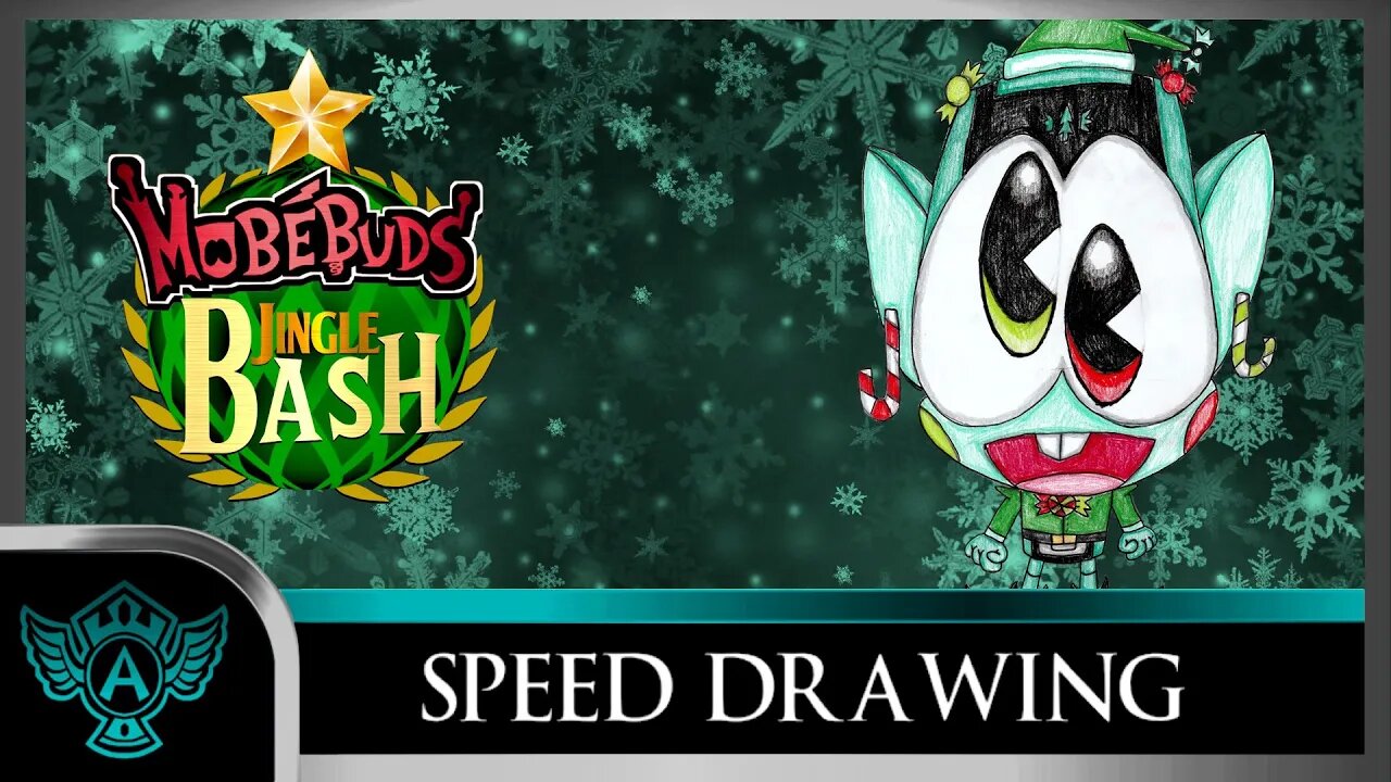 Speed Drawing: MobéBuds Jingle Bash - Kandelfon | A.T. Andrei Thomas 2022